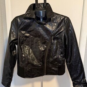 Apt. 9 Black Faux Leather Jacket